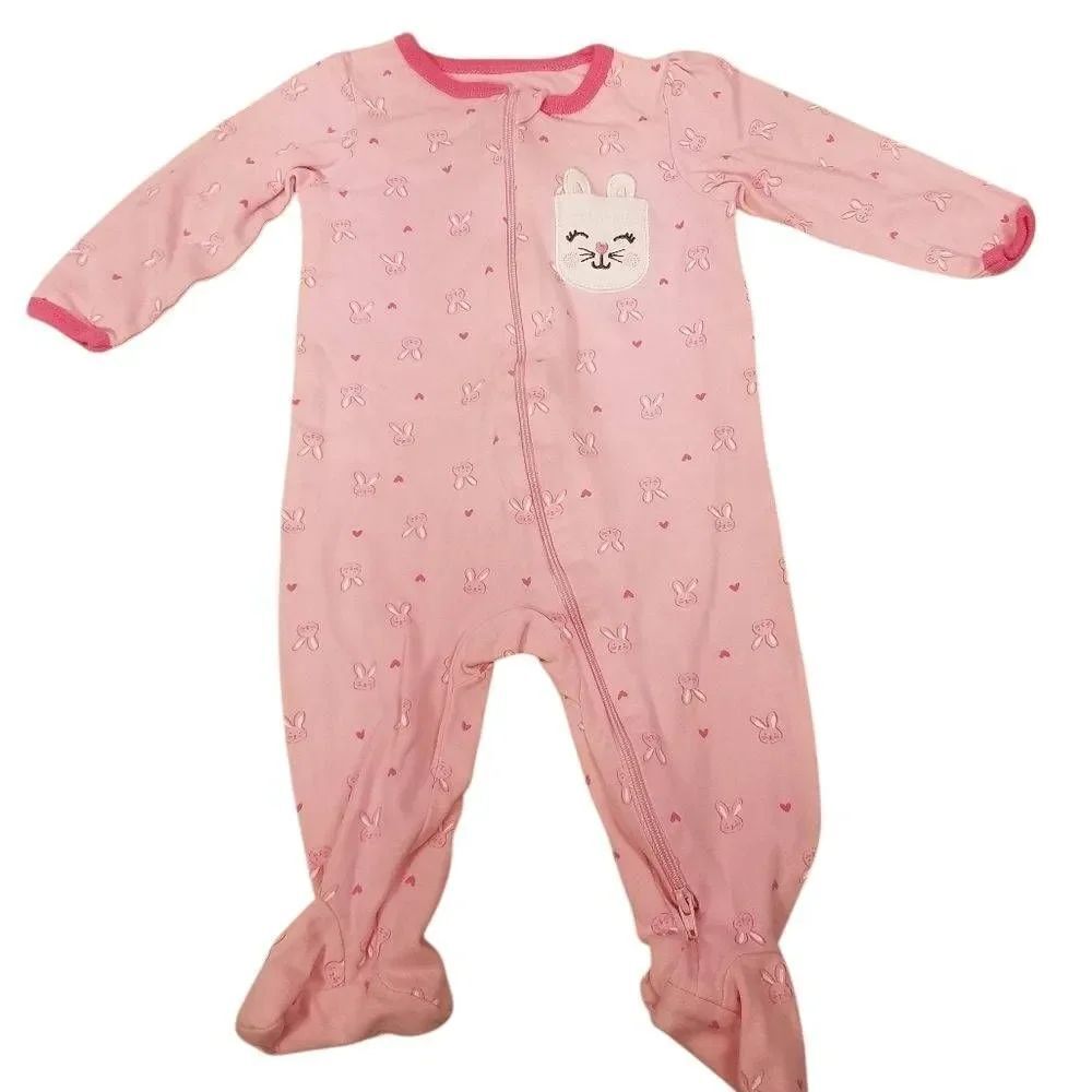 Garanimals bunny footed pj's 6-9 months